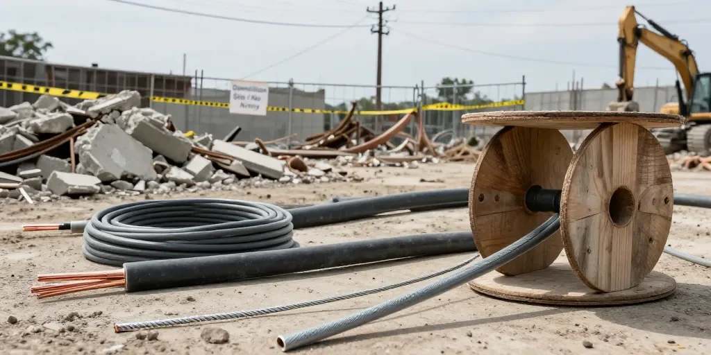 Cables y Alambres Especiales: ¿el estado del derribo y uso del solar?