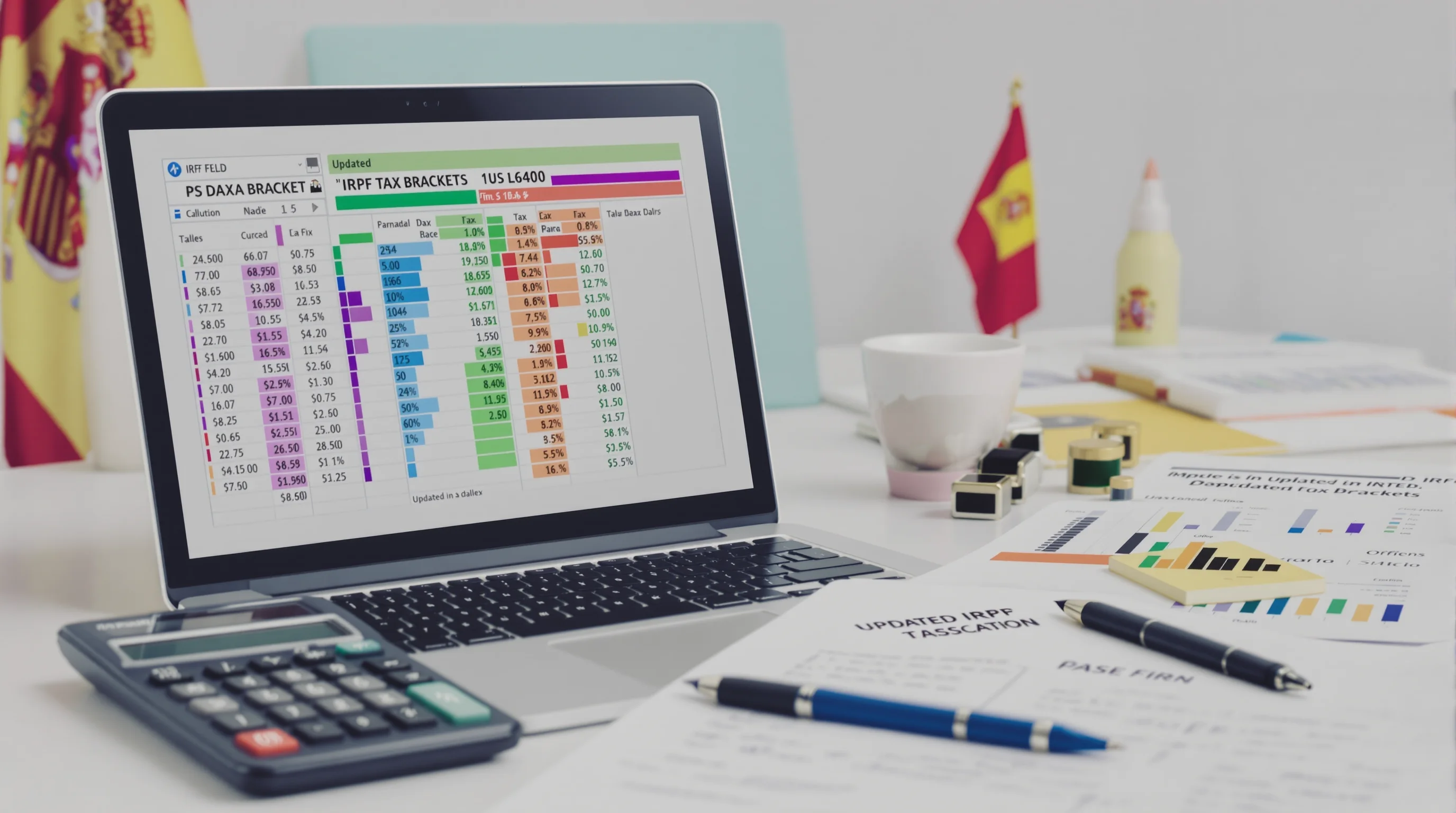 Tramos IRPF 202la tabla actualizada con los tipos aplicables en España